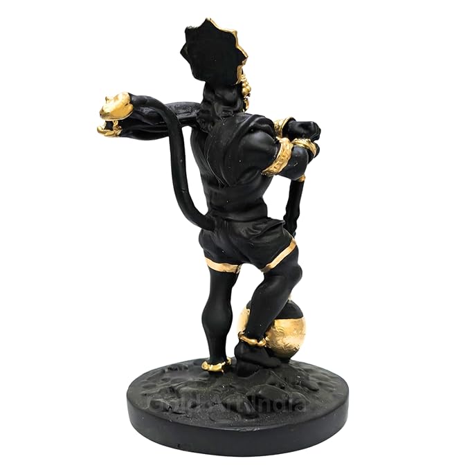Gold Art India Hanuman ji Idol for car Dashboard Bahubali Hanumanji Murti for Gift