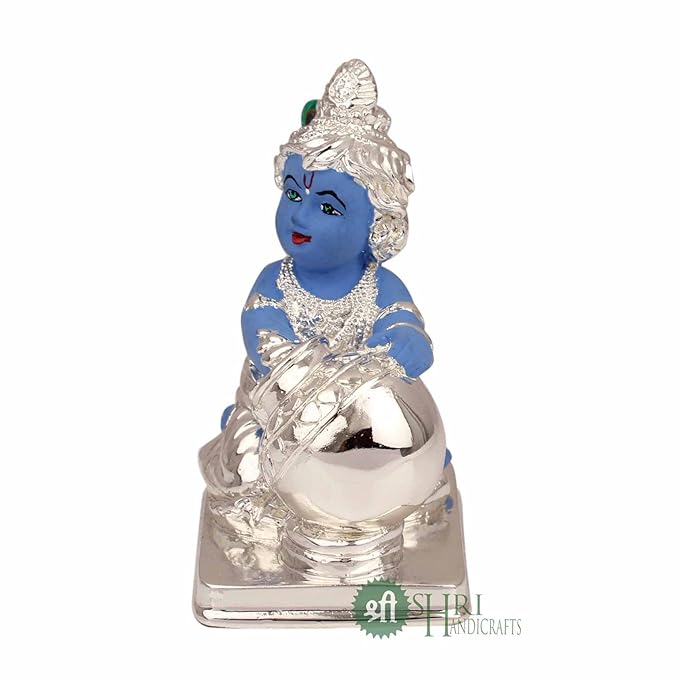 Indicast Gold & Silver Plated Resin Lord Hanuman Idol Murti for Home & Office Decor & Gifts