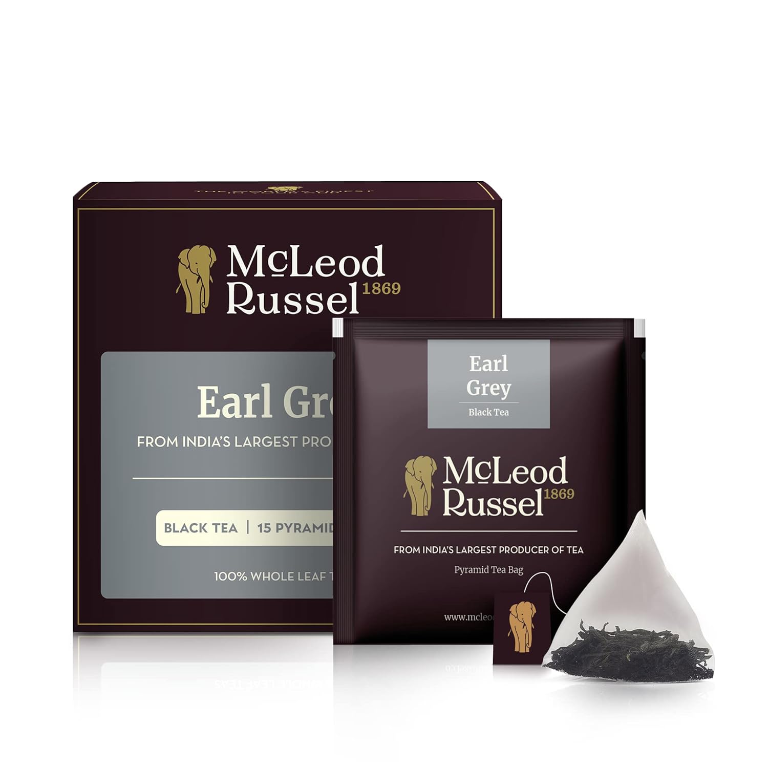 McLeod Russel 1869 Earl Grey 15 Pyramid Tea Bags - 30 gms