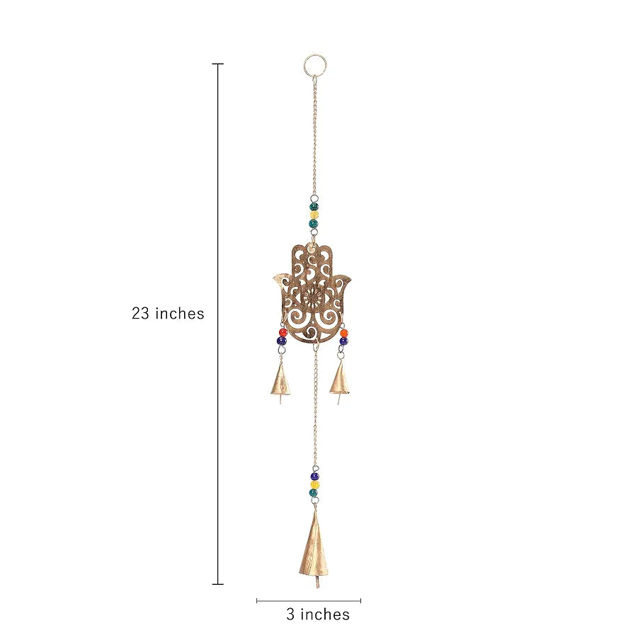 Catcher Traditional Indian Dreamcatcher Wall Art Height 75 cm Metal Wallhanging-Hamsa
