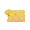 Astrid Handmade Macrame Flap Over Sling Bag For Girls And Women Colour Yellow