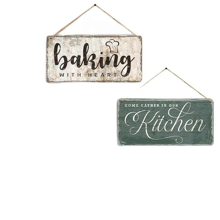 Kotart Kitchen Quotes Wooden Wall Art Hanging for Restaurant Bar Dianing Area 5