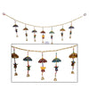 Heart Home Handcrafted Kalash Toran Umbrella Hanging Bandarwal Door Hanging Windchime