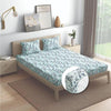Wakefit Bedsheet For King Size Bedsheet King Size Bed 2 Pillow Covers Elastic Sheet Cicely Multicolor