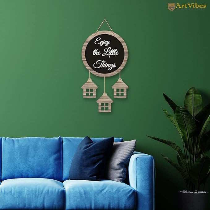 Artvibes Motivational Quotes Wooden Wall Hanging Decoration Items for Home | Mdf Wall Decoration