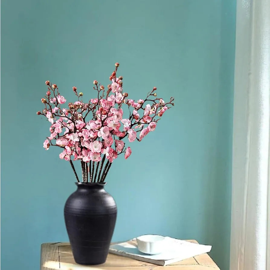 3 Sticks Artificial Blossom Flower Bouquet Sticks Pink