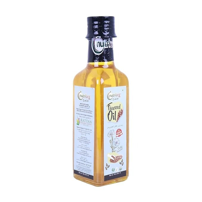 Nutriorg Cold Pressed Organic Flax Seed Oil - 100 ml