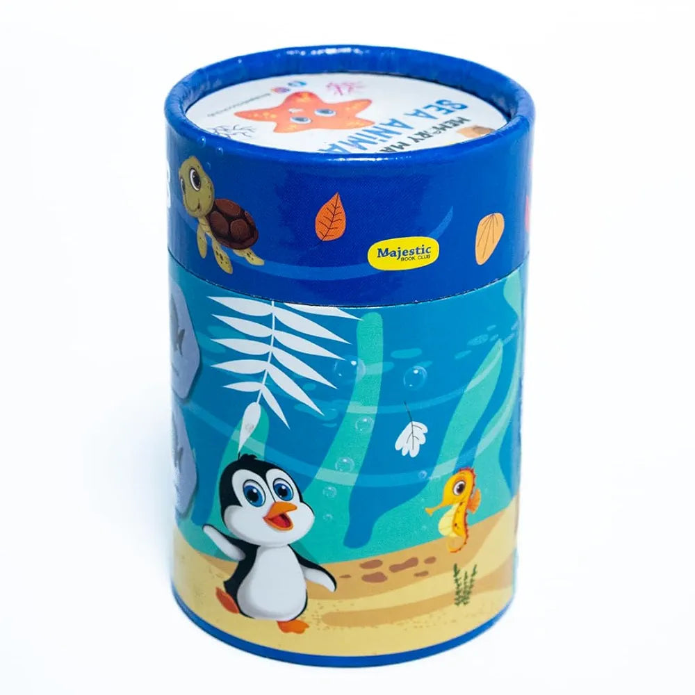 THE BOOK TREE Memory Match Game: Sea Animals – 24 Durable Cards, 12 Ocean-Themed Pairs, Brain-Boosting Educational Game for Kids, Toddlers, and Families