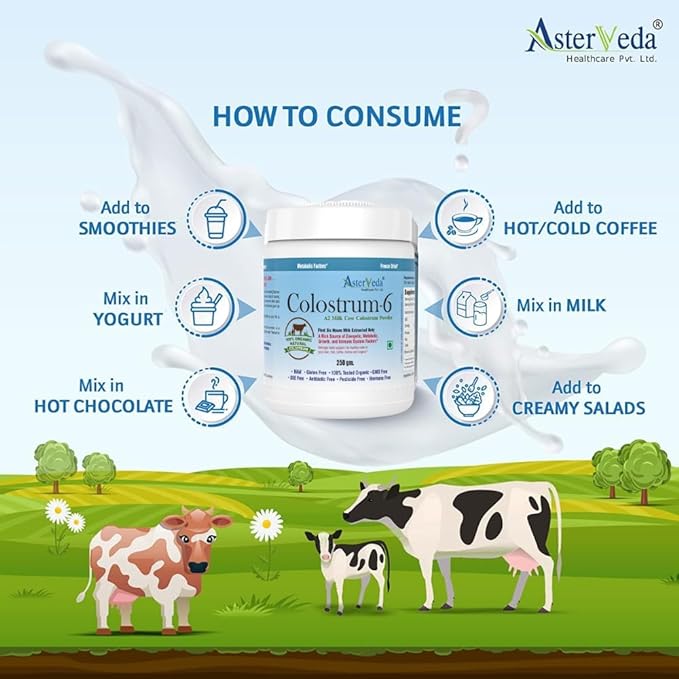 Asterveda Immune Tree Organic Cow Colostrum Powder - 100 gms