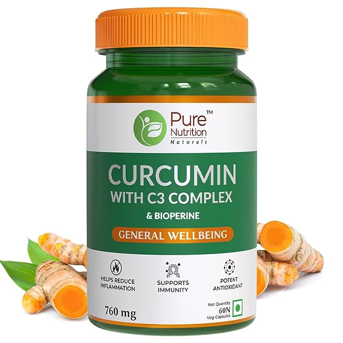 Pure Nutrition Naturals Curcumin With C3 Complex - 60 tabs