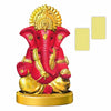 Jd Fresh Resin Ganesh Idol For Home - Red