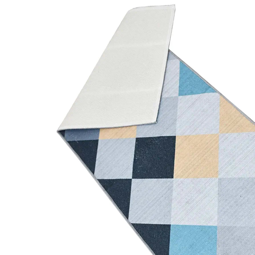 Ishro Home Kitchen Mats For Floor Anti Slip Waterproof Set Of 2 Pcs Colour Shiny Stars