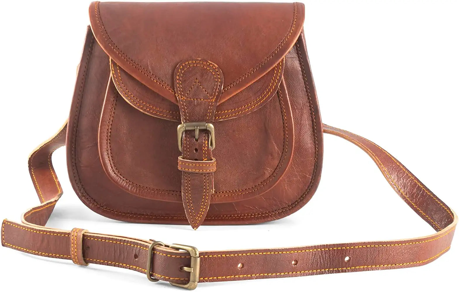 Goatter Genuine Leather Casual Sling Bag for Girls and Women