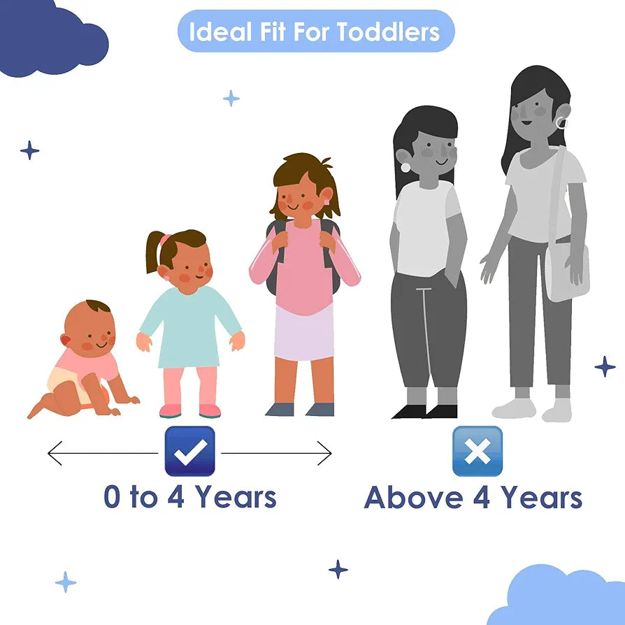 Divine Casa Floret 100% Cotton Single Kids Dohar 120 GSM Soft & Lightweight Throw Blanket Colour Dazzling Blue