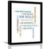 Kotart I am Bold Quote Wall Poster for Home Wall Decor Typographic Design Framed Posters