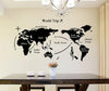 Decals Design World Map Wall Sticker