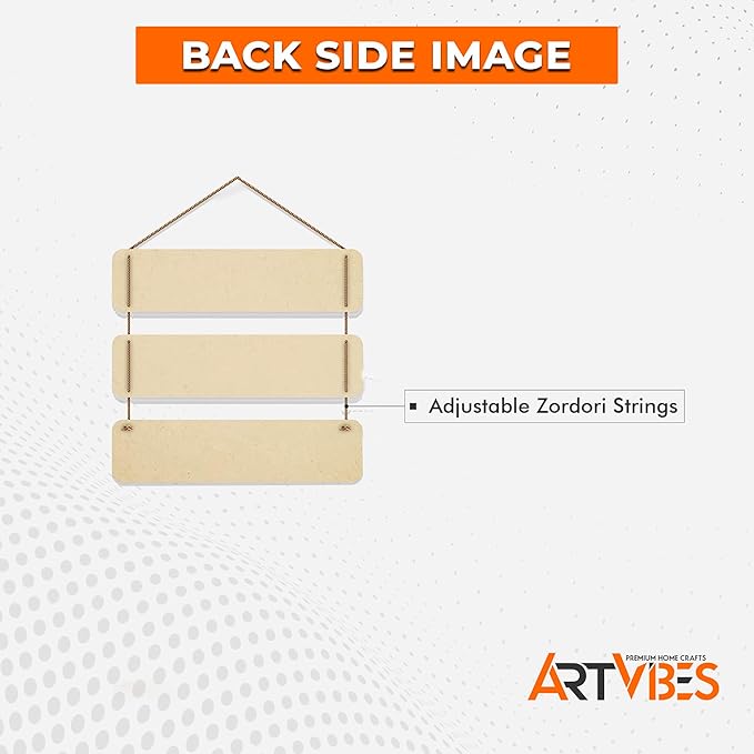 Artvibes Follow Your Dreams Wooden Wall Hanger for Home Decor | Artworks Mordern Hanging