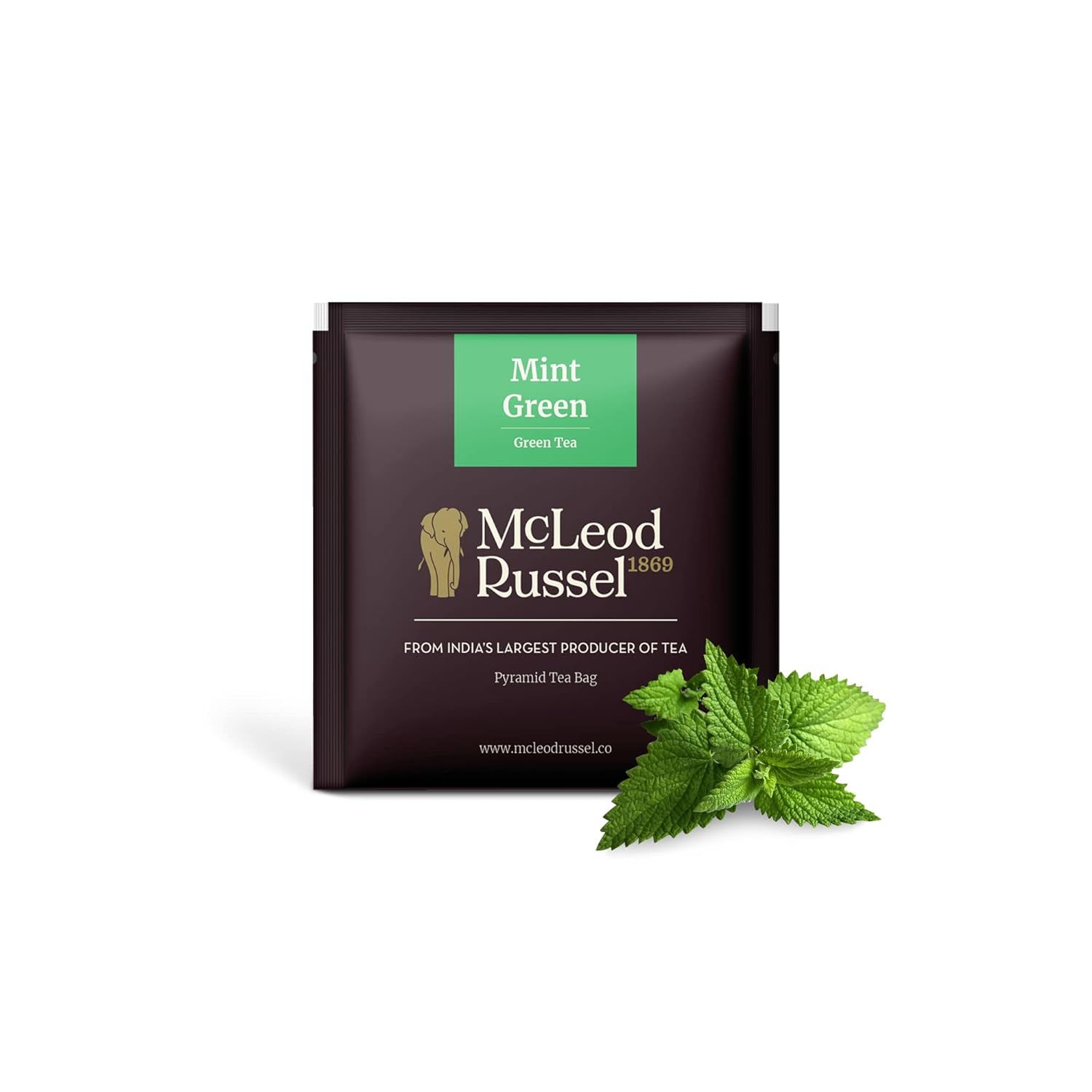McLeod Russel 1869 Mint Green 15 Pyramid Tea Bags - 30 gms