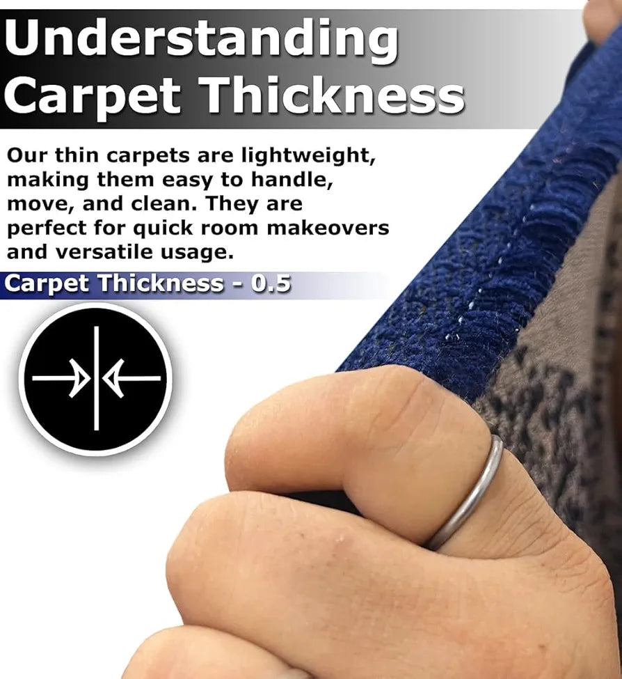 BSB Home Designer Superfine Chenille Carpet Velvet Carpet/Area Rug Durries with Fine Gold Yarn for Living Room Bedroom Runner