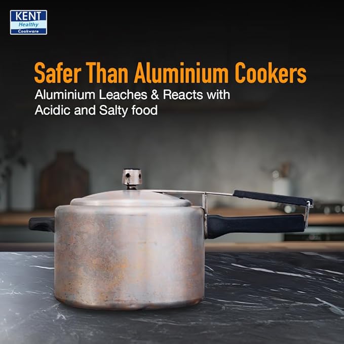 Kent Stainless Steel 2 Litre Pressure Cooker With Ss Inner Lid - 1820 gms