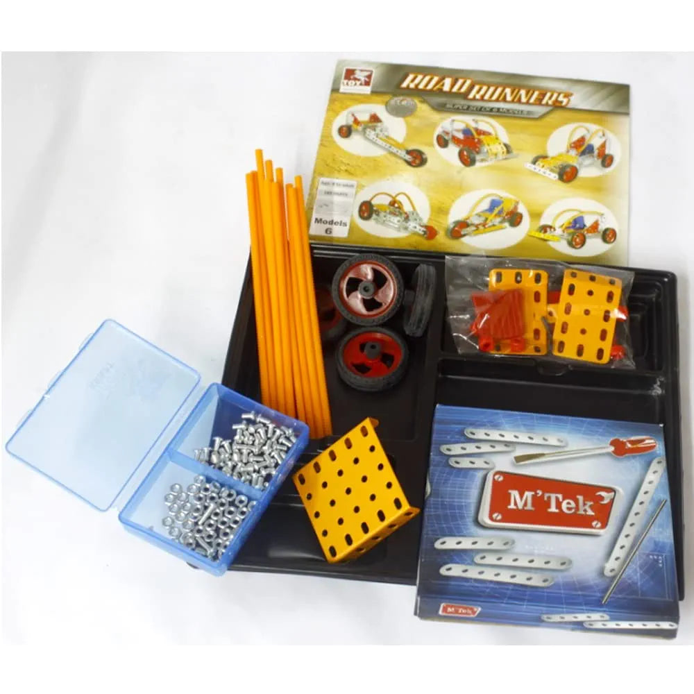 Toykraft: Mechanics Toys for Boys Girls, Mechanical Toys, Birthday Gift for Boys Girls, STEM Educational Toy for Boys 10 Years and Above - M'Tek Road Runners