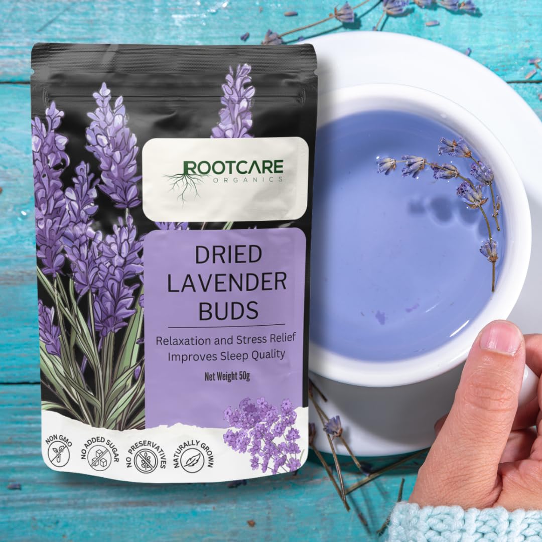 Rootcare Organics Lavender Tea Buds - 50 gms