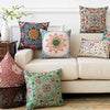 Aerohaven Premium Satin Turkish Designer Decorative Throw Pillow/Cushion Covers Set of 5 - CC65