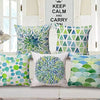 Aerohaven Set of 5 Decorative Hand Made Velvet Throw/Pillow Cushion Covers - CC-44 Sea Green