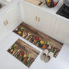 Ishro Home Kitchen Mats For Floor Anti Slip Waterproof Set Of 2 Pcs Colour The Wooden Spoons