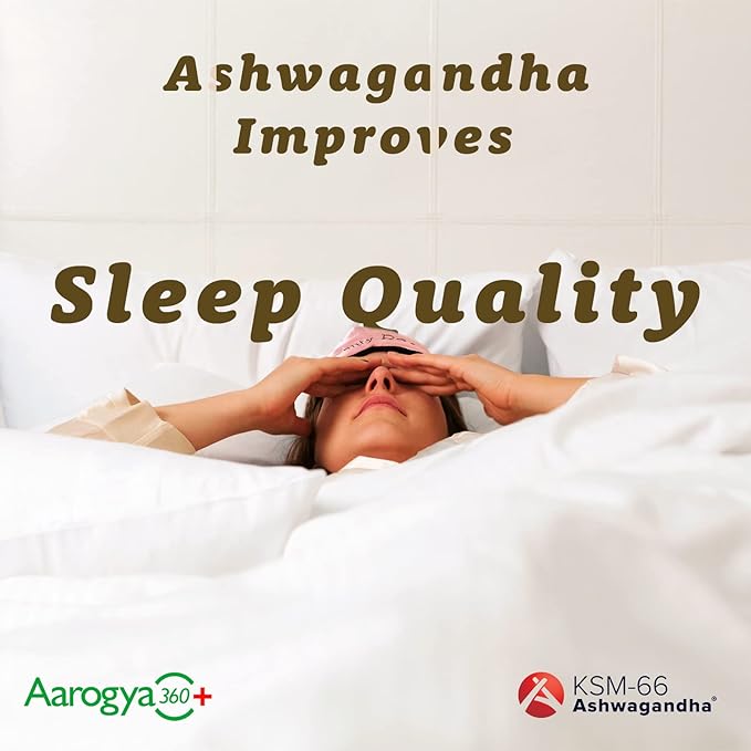 Aarogya360 KSM-66 Ashwagandha - 60 caps