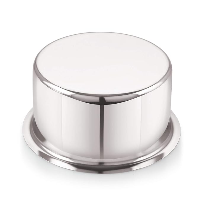 Neelam Stainless Steel 10 22G Flat Bottom Tope - 380 gms