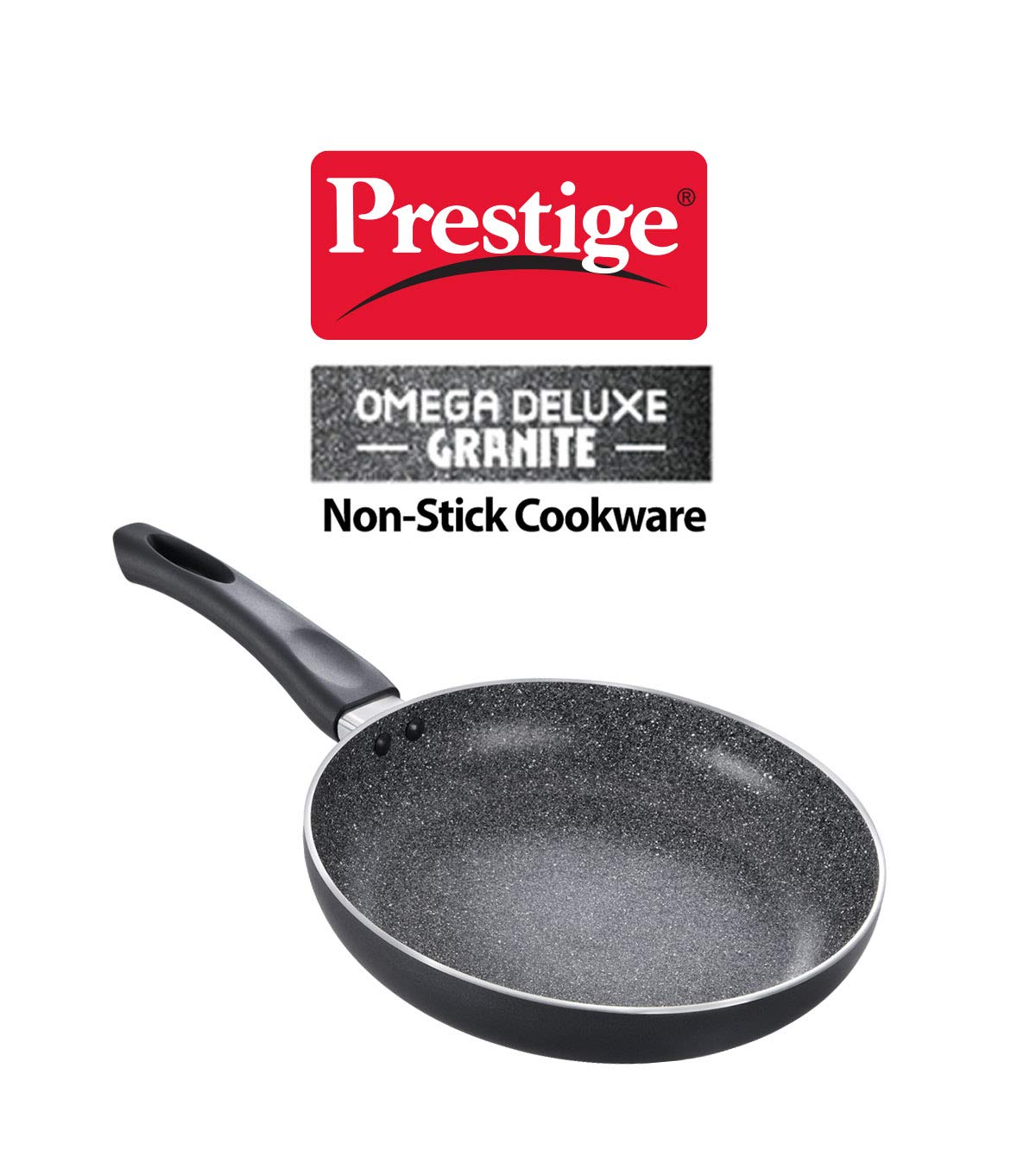 Prestige Non-Stick Omega Deluxe Granite Fry Pan (Omelette Pan) 20 Centimetre