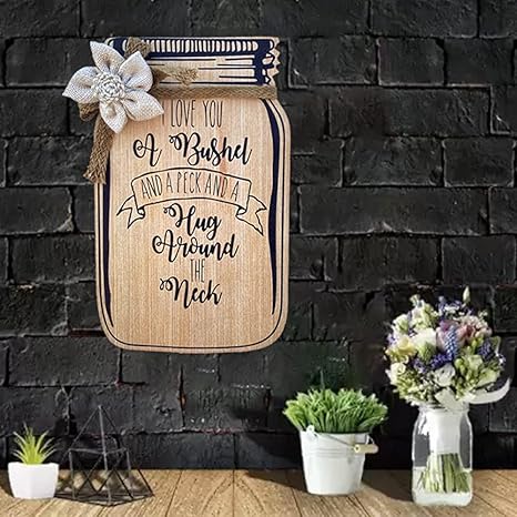 Sehaz Artworks Wooden Jar Wall Hangings Home Décor Items Home Decoration Items - Jar-0005