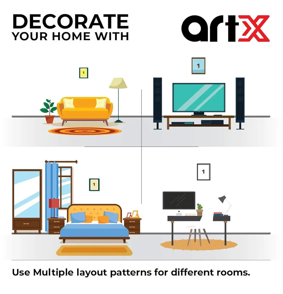 ArtX Paper Coffee Quote Wall Frame Art Painting