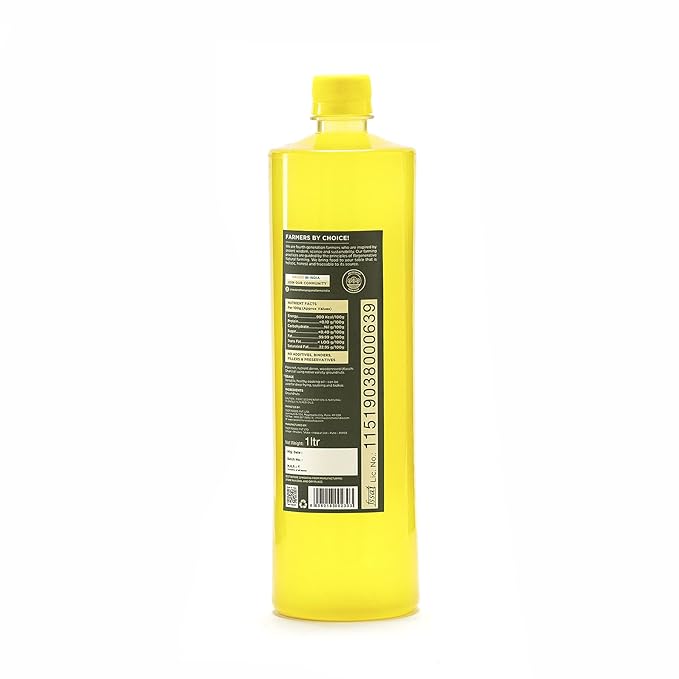 Two Brothers Organic Farms Wood-pressed Groundnut Oil - 1000 gms