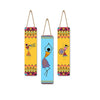 Artvibes African Warli Art Designer Wooden Wall Hanging Decoration Items for Home | Set of 3