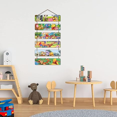 Angel Infinite Disney Cartoon Character Design Wall Hanging Wooden Art Item For Kids Room