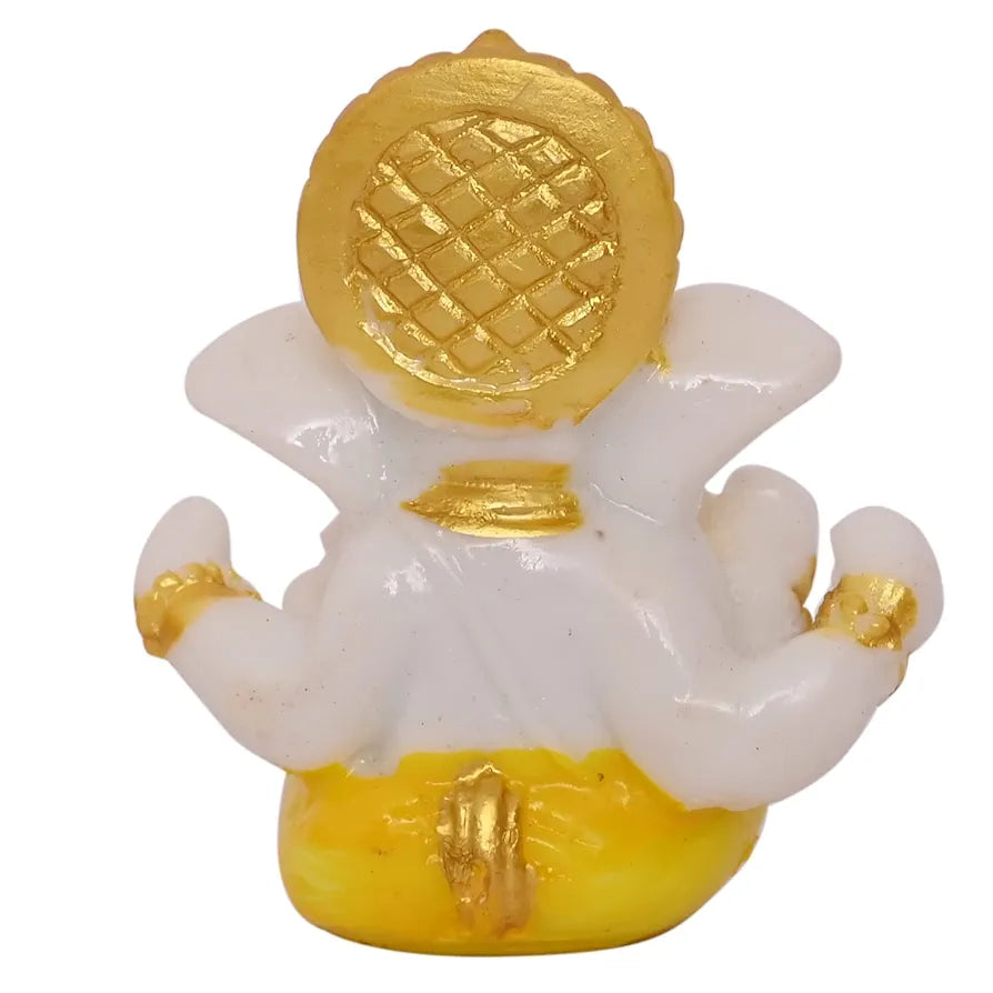 Jaipur Ace Polyresin Mini Ganesh Statue Decorative Showpiece Ganesha