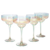 Anko Australia 270ml Iridescent Margarita Glass Set of 4 | Cocktail Glass Set