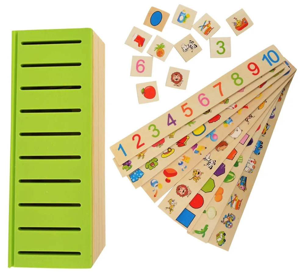 Trinkets & More Knowledge Classification Box  Puzzles Brain Teaser 80 Pieces Educational Toys Kids 3+ Years.