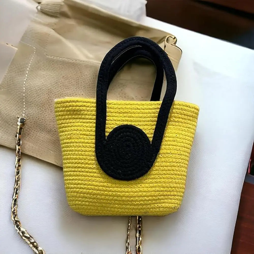 Attractive Tote Hand Bag Jute Handmade
