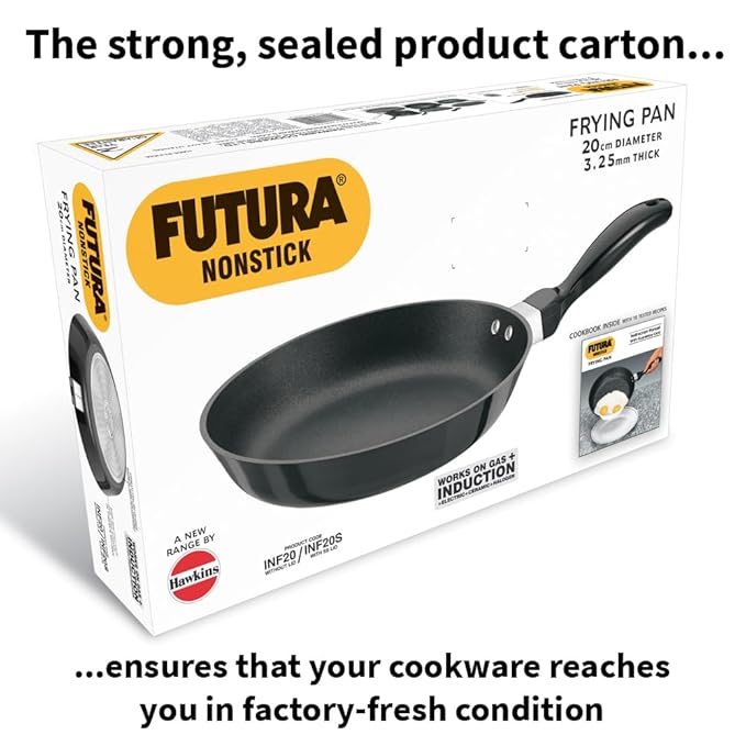 Hawkins Futura 20 cm Frying Pan Non Stick Fry Pan Induction Frying Pan