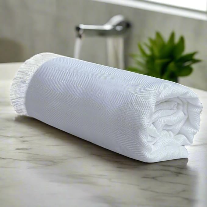 Heelium Bamboo Bath Towel Ultra Soft & Lightweight Highly Absorbent & Fast Drying Turkish Towel for Bath