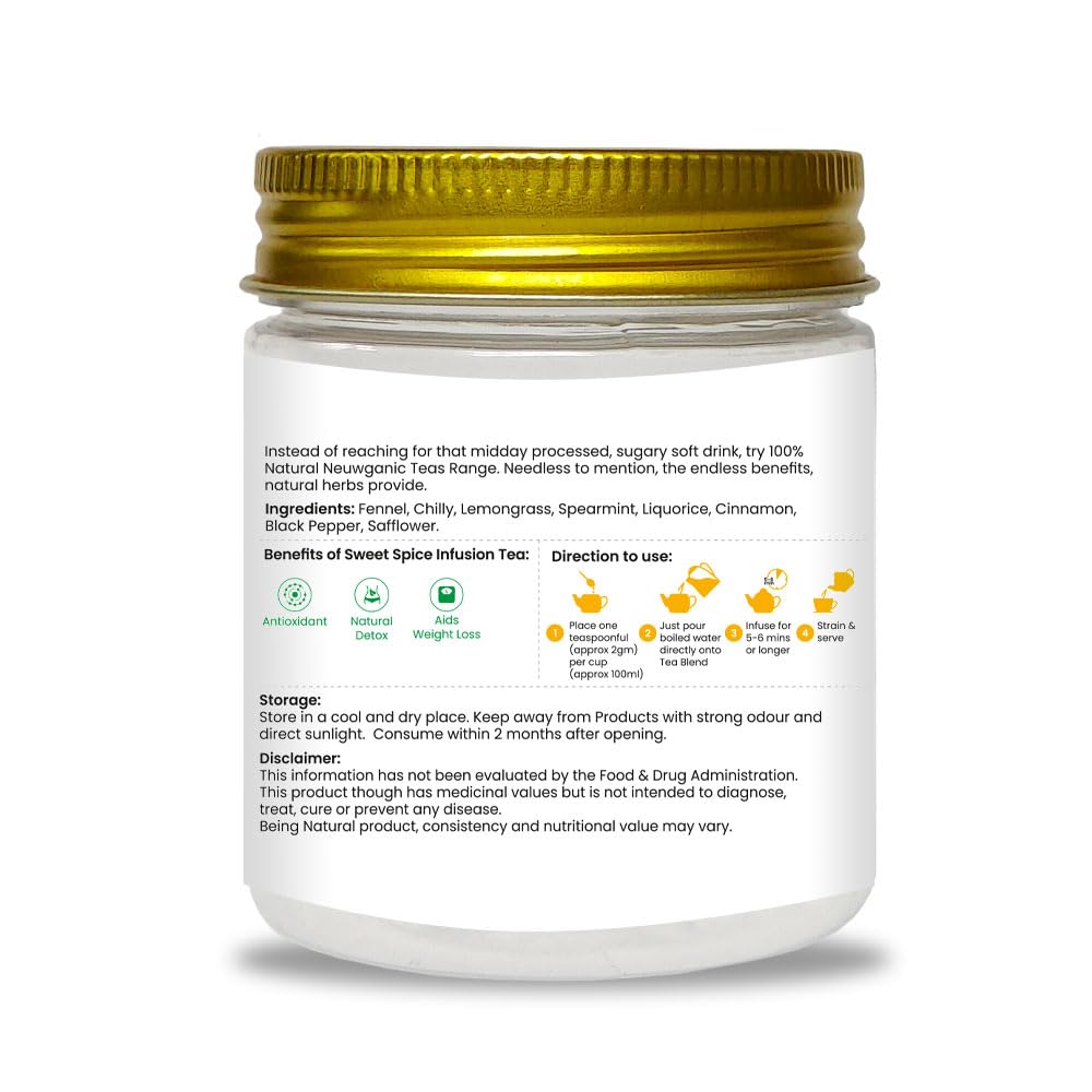 Neuwganic Sweet Spice Infusion Tea - 25 Grams