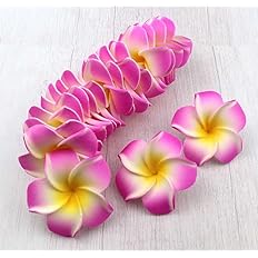 Artificial Big Foam Hawaaii Fake Foam Water Floating Flowers Pink
