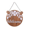 Sehaz Artworks Wooden Wall Hangings Home Décor Items Home Decoration Items Welcome-WHT