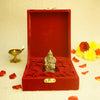 Ekhasa Pure Brass Kuber Murti in Luxury Red Velvet Gift Box God Idols