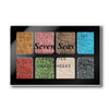 Seven Seas Smokey Shadows Glitter EyeShadow Palette 12 Color Natural - 11.5 gms