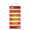 Sehaz Artworks Wooden Wall Hangings for Home Decoration Home Decor Items Vishnu Mantra - 6-0022