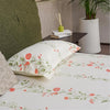 Urban Space Serene Bedsheet for Double Bed 2 Pillow Covers (Colour Veil Bloom Peach)
